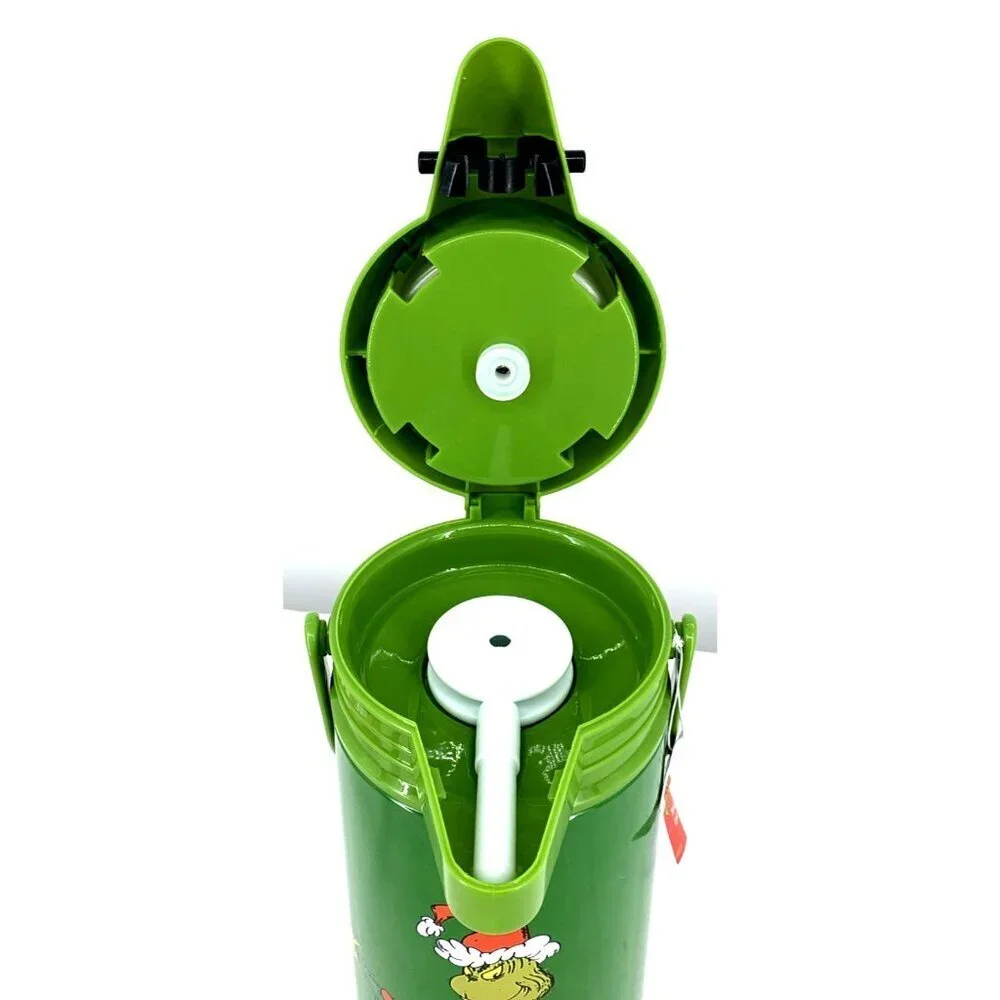 Grinch Insulated Thermal Carafe Pump Williams Sonoma Green NWT